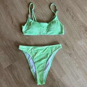 Green Grey Bandit Bikini